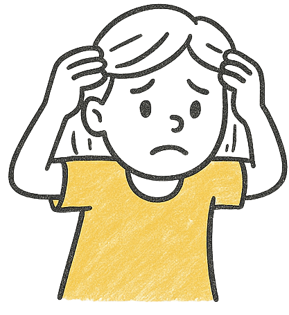 stressed kid